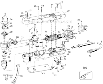 Part Location Diagram of 330034-06 DeWALT Chuck Key (fits Jacobs Drill C